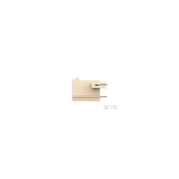 Conector de placa TE Connectivity, 4 Contactos, 2 Filas, Macho, Recto, Terminal de Soldadura, Aislante de Marfil - 2-1775099-0