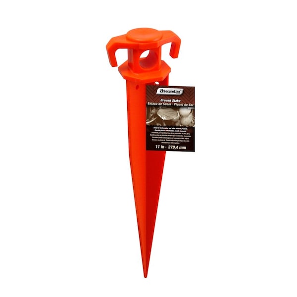 Lehigh SecureLine 1.5 in. W X 11 in. H Plastic Stake 1 pk - GS11