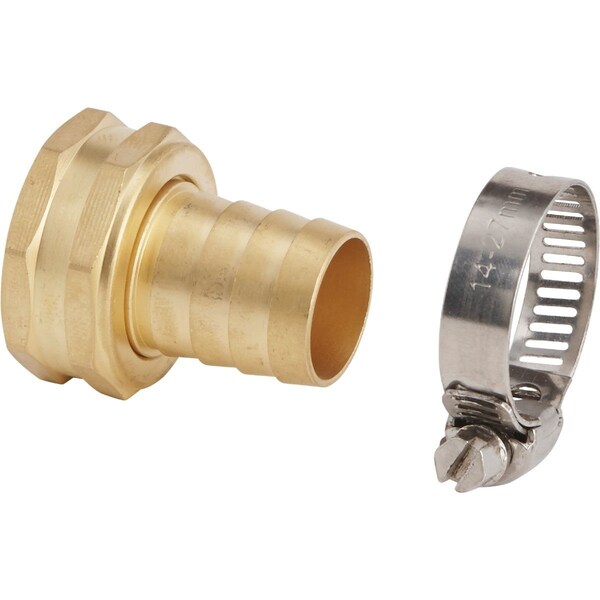 Best Garden 3/4 In. Female Brass Hose End Repair Hose Coupling - GB9411-3/4"
