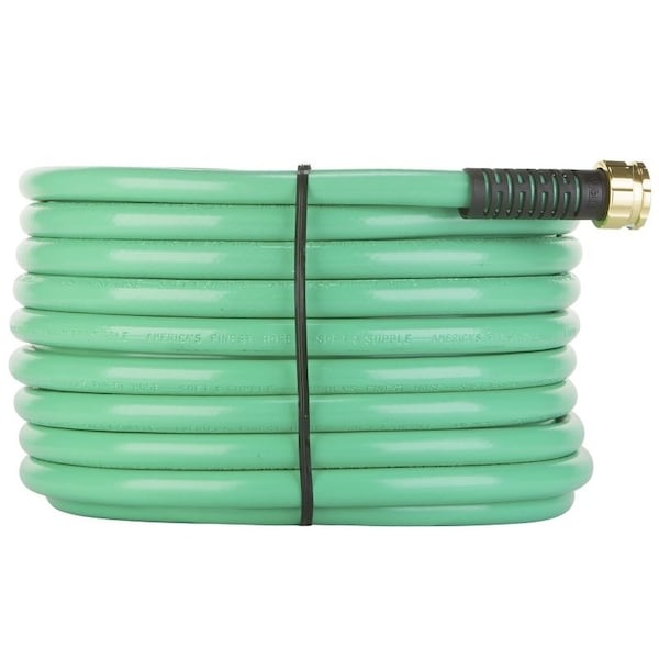 Swan SNSS58100 Garden Hose, 100 ft L, Rubber/Vinyl, Green - CSNSS58100