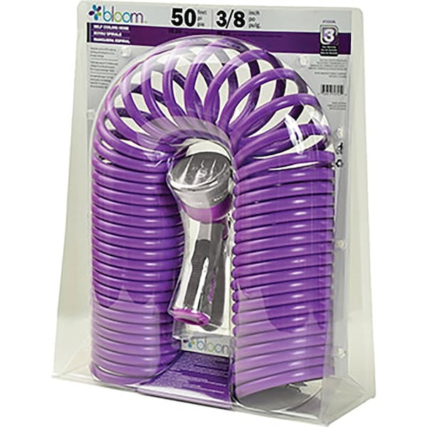 Bloom Bloom 3/8 in. D X 50 ft. L Light Duty Expandable Coil Garden Hose - 70285BL