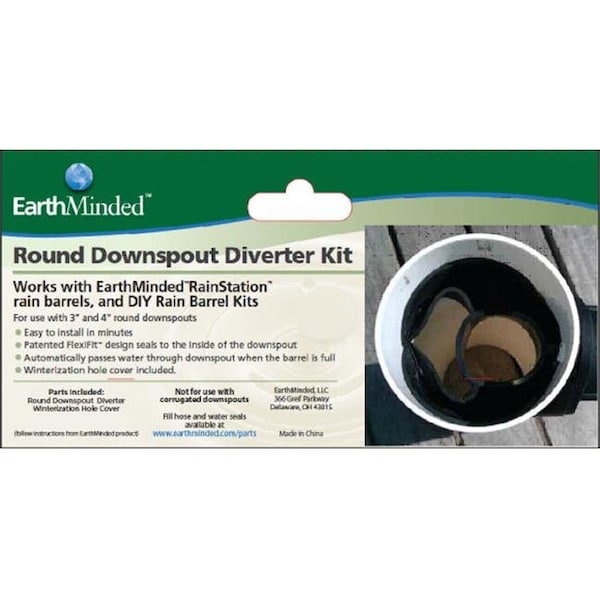 Earthminded EarthMinded F-RN053 Round Diverter Kit - F-RN053