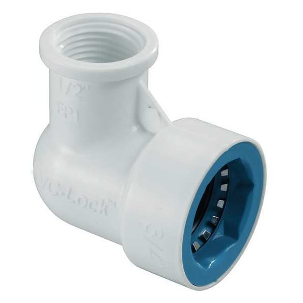 Hydrorain Elbow, 3/4 in. Tube x 1/2 in FPT, 150 psi - 07775