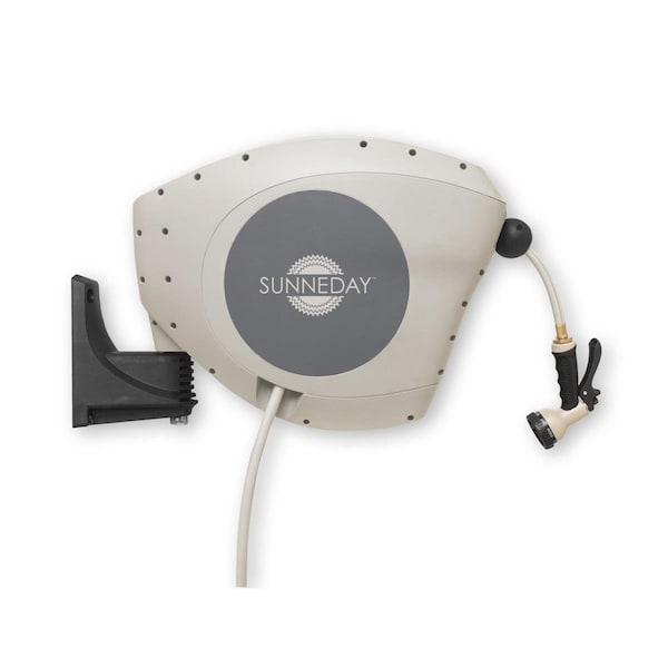 Sunneday 100ft 1/2' Retractable Garden Hose Reel - GKW-30S