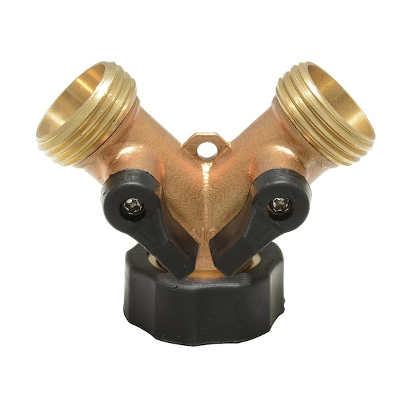 Surtek Y-Shaped Metallic Hose Adapter Made Of Bronze - 130334