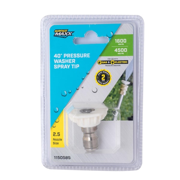 Surfacemaxx 40-degree Spray Nozzle 4500 psi - SGY-PWA87