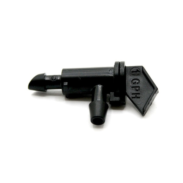 Thrifco Plumbing ETA10 1GPH FLAG EMITTER BLACK - 6821066