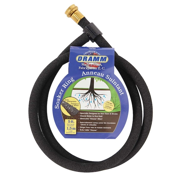 Dramm ColorStorm Tree Soaker Watering Hose, Cold Water, 100 Psi, 5 Feet - 17061