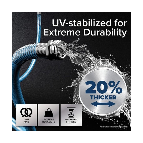 Camco TASTEPURE 4FT PREMIUM DRINKING WATER HOSE, 5/8IN ID LLC - 22813