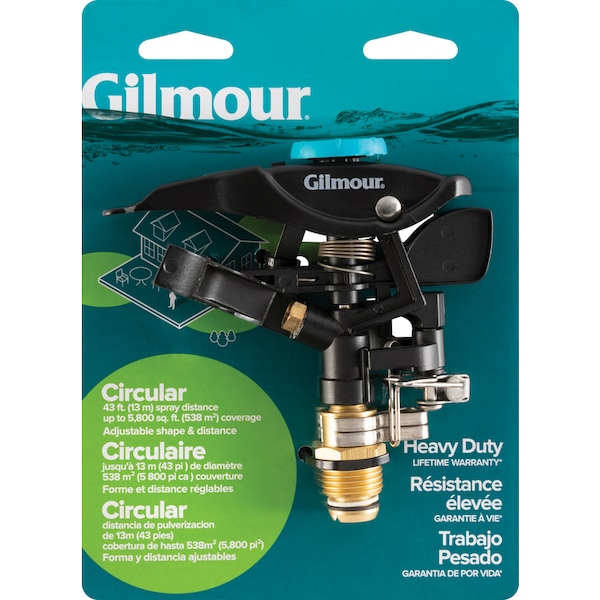 Gilmour Gilmour Impulse Sprinkler 5800 sq ft 1 pk - 801673-4002