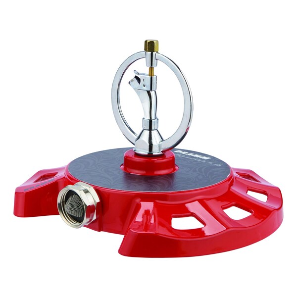 Dramm Dramm ColorStorm Plastic/Zinc Sled Base Spinning Sprinkler 1100 sq ft - 10-15070