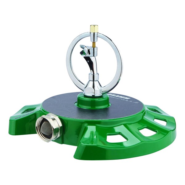 Dramm Dramm ColorStorm Plastic/Zinc Sled Base Spinning Sprinkler 1100 sq ft - 10-15070