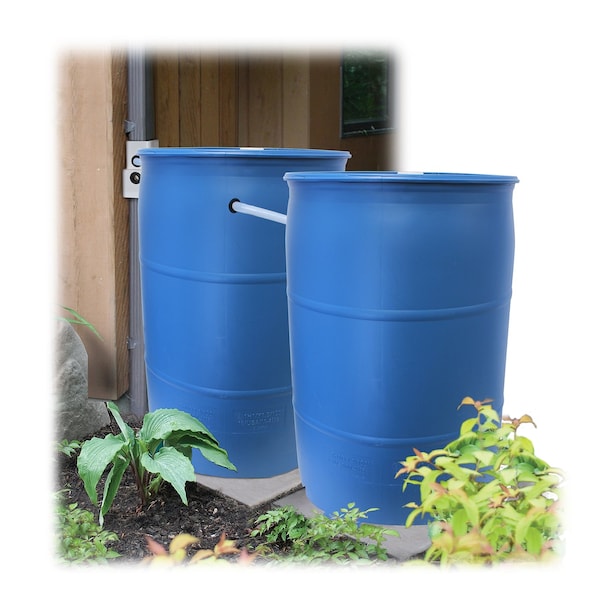 Emsco Group Rain Barrel Linking Kit, Connects Two or More Rain Barrels Together - 2277-1