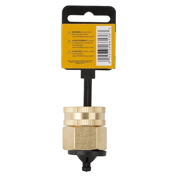 Landscapers Select Swivel Hose Connector, 3/4 x 3/4 in, FNPT x FNH, Brass, Brass - GHADTRS-9