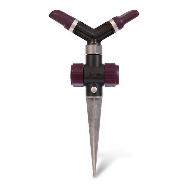 Gilmour Gilmour Metal Spike Base Whirling Sprinkler 1800 sq ft 1 pk - 813423-1004