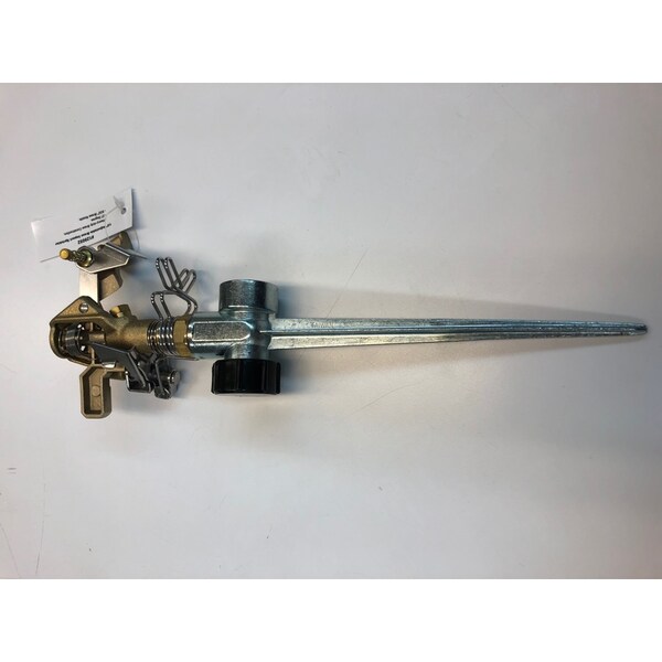 Naan Quality Valve and Sprinkler Irrigator Pro Brass Non-Tipping Base Impulse Sprinkler 6361 sq ft 1 pk - 423039