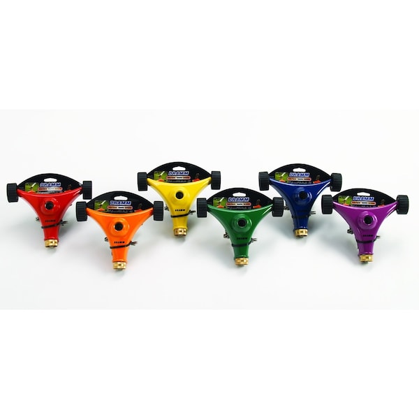 Dramm Dramm ColorStorm Brass Wheeled Base Impulse Sprinkler 5281 sq ft - 10-15030