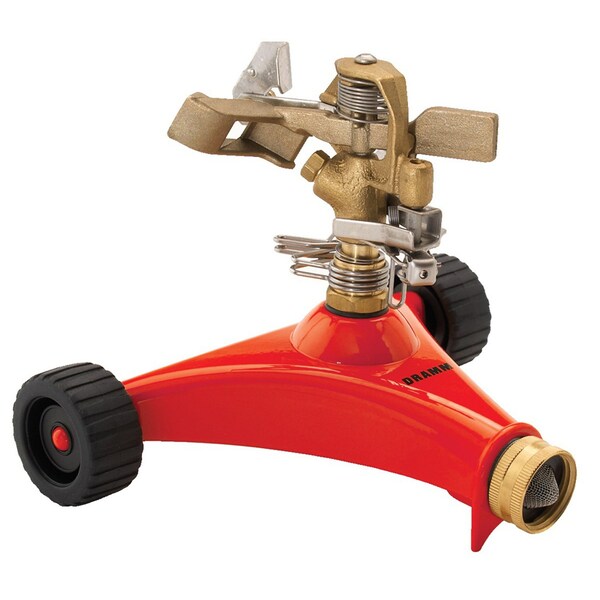 Dramm Dramm ColorStorm Brass Wheeled Base Impulse Sprinkler 5281 sq ft - 10-15030