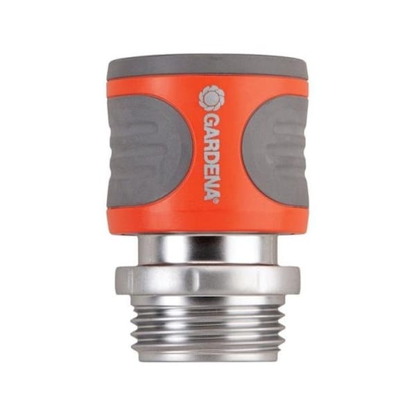 Gardena Gardena 39017 0.62 & 0.5 in. Premium Metal Female Garden Hose Connector  Nylon-ABS - 7439813
