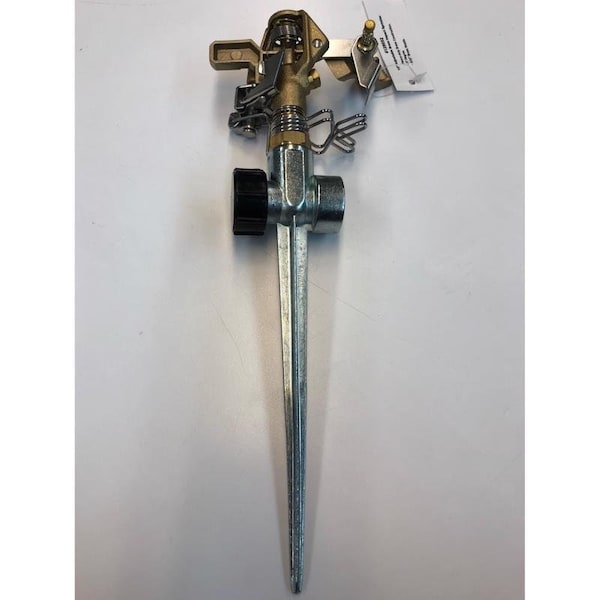 Quality Valve And Sprinkler Irrigator Pro Brass Non-Tipping Base Impulse Sprinkler 6361 sq ft - 423039