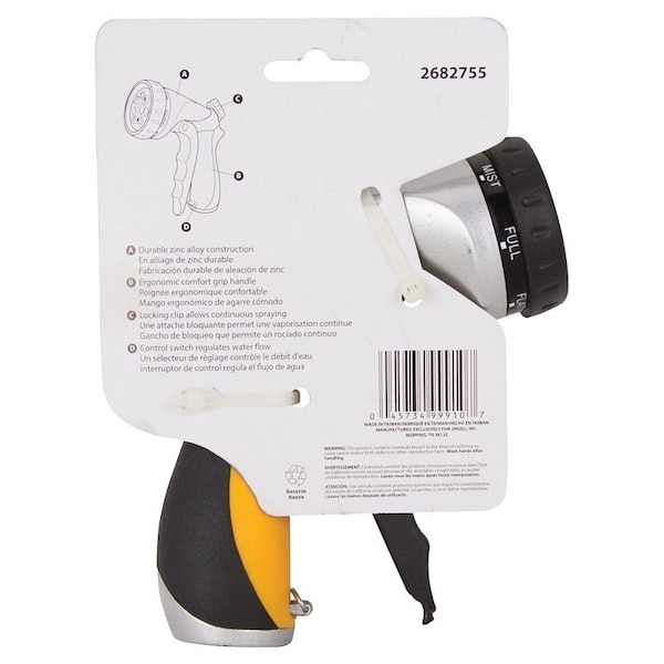 Landscapers Select Spray Nozzle, Female, Metal, Black and Yellow - RC-9503L