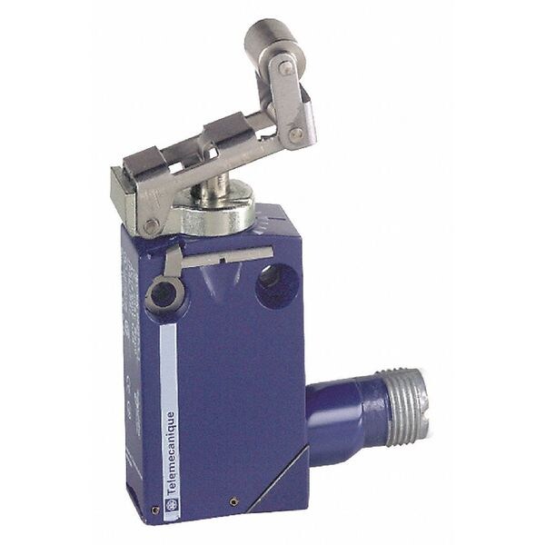 Interruptor de límite Telemecanique Sensors, émbolo, palanca de rodillo, 1NC/1NO, 3A @ 240V CA, Ubicación del actuador: Superior - XCMD2124M12