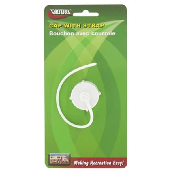 Valterra Products 0.75 In. Male Pipe Thread Garden Hose Cap- White - V46-T10201DWVP