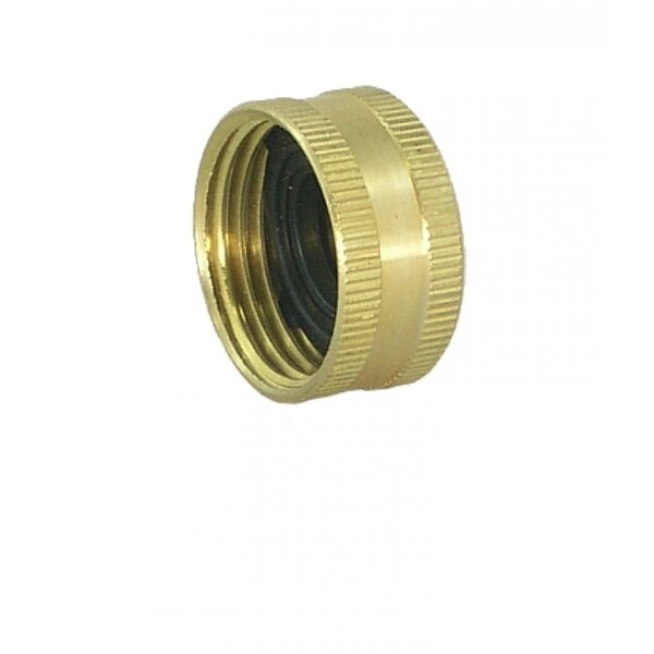 American Imaginations 3 in. x 5.25 in. Brass Garden Hose Cap - AI-35607