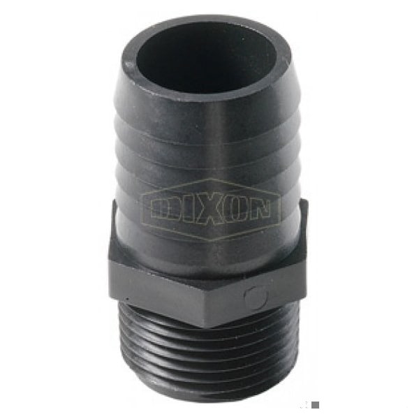 Dixon Tuff-Lite Hose Insert, 3/4 x 1 in, MNPT x Hose Shank, Polypropylene, Domestic - PPN86