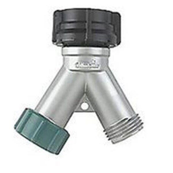Gilmour Gilmour Mfg Zinc Hose Y Connector W/Cap 08Y - 1389097
