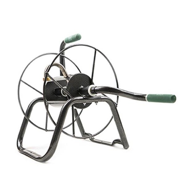 Lewis Lifetime Tools Lewis Lifetime Tools 240560 0.62 in. x 75 ft. Handy Hose Reel; Silver & Black - 240560