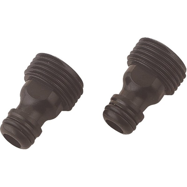 Landscapers Select Tap Adapter Male Thread, Male Thread, Plastic, Black, For: Quick Connector - GC545-2
