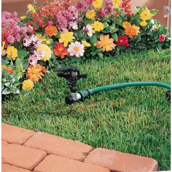 Orbit Orbit Zinc Spike Base Impulse Sprinkler 6361 sq ft 1 pk - 58017N