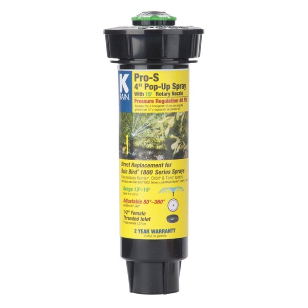 Ornatus Outdoors 4 in. Pro-S Adjustable Pop-Up Rotary Spray Nozzle - OR3308656