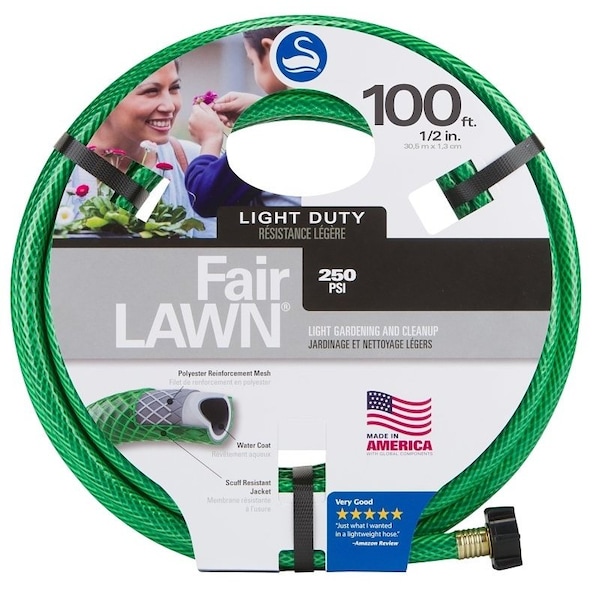 Swan SNFA12100 Garden Hose, 100 ft L, Plastic, Green - CSNFA12100