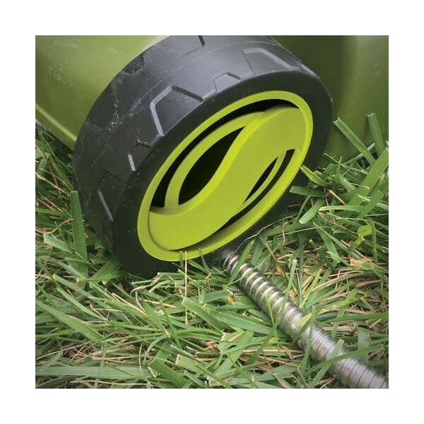 Aqua Joe 1/2" Heavy-Duty, Puncture Proof Kink-Free, Spiral Constructed 304-Stainless Steel Metal, 50-Foot - AJSGH50