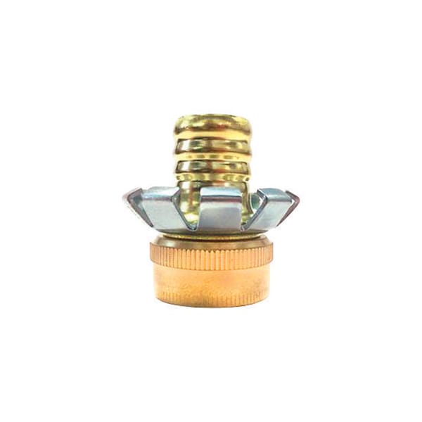 Gilmour Gilmour 3/4 in. Brass Threaded Female Clinch Coupling - 803404-1001