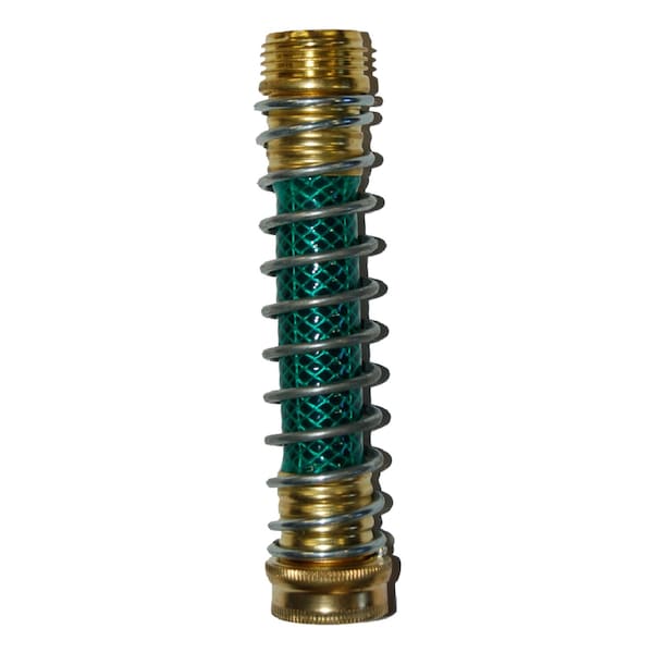 Rugg Rugg 3/4 in. Brass Threaded Female/Male Kink Free Hose Connector - W6S-PDQ