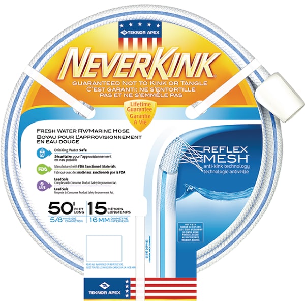 Teknor Apex Neverkink Water Hose 5/8" x 75' - 860275