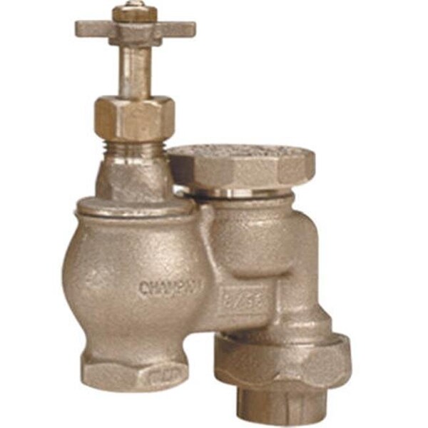 Champion Irrigation Champion Irrigation 466-075Y .75 in. Manual Control Brass Anti-Siphon Valve - 294697