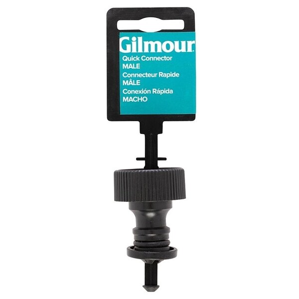 Gilmour Garden Hose Connector Male, Male, Polymer - 839074-1001