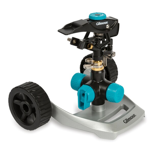 Gilmour Gilmour Plastic Wheeled Base Impact Sprinkler 5800 sq ft 1 pk - 831673-4001