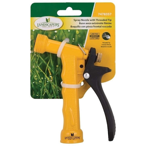 Landscapers Select Spray Nozzle, Female, Metal, Yellow, Powder-Coated - GA711-Y3L
