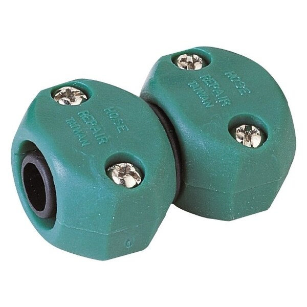Landscapers Select Hose Mender, 1/2 in, Female, Plastic, Black and Green - GC532-23L