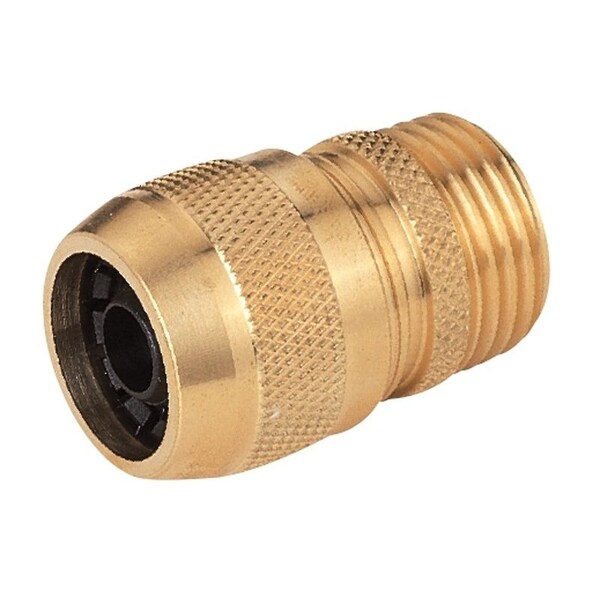Landscapers Select Hose Coupling, 5/8 in, Male, Brass, Brass - GB8123-1(GB9210)
