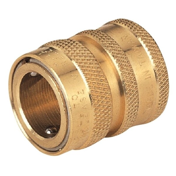 Landscapers Select Hose Connector, 3/4 in, Female, Brass, Brass - GB9608(GB9513)
