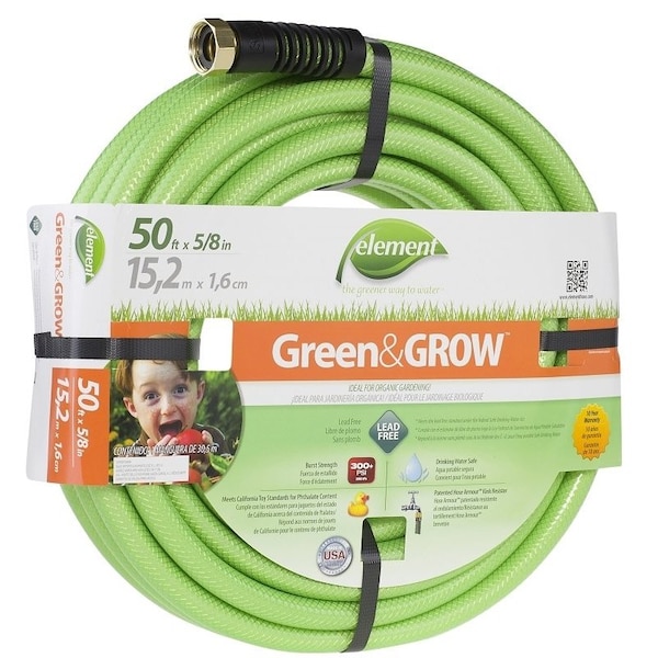 Swan SWAN ELGG58050 Garden Hose, 50 ft L, Vinyl - ELGG58050