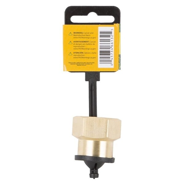 Landscapers Select Hose Connector, 1/2 x 3/4 in, FNPT x FNH, Brass, Brass - GHADTRS-5
