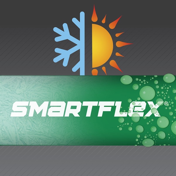 Smartflex Garden Hose, 5/8in x 100ft, 3/4in - 11 1/2 GHT Fittings - HSFG5100GR