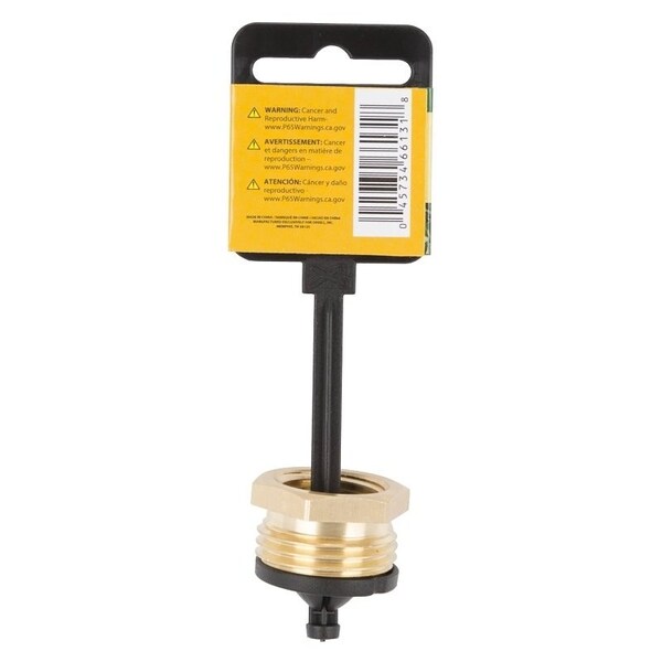 Landscapers Select Hose Connector, 3/4 x 1/2 in, MNH x FNPT, Brass, Brass - GHADTRS-4